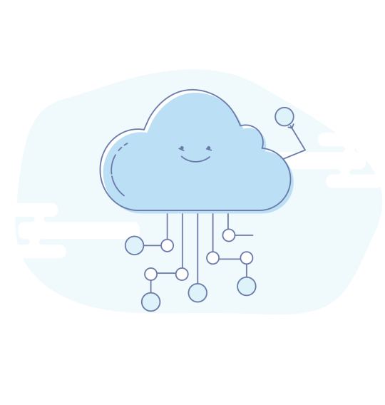 A Second Cartoon Cloud Image